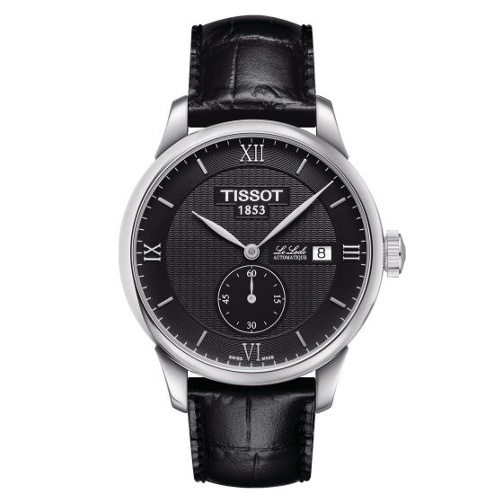 Tissot Le Locle Automatic Petite Seconde (Leather, Black) Roman