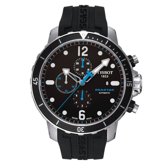 TISSOT Chronographs G10 ブラック Tissot T-Race G10 Chronograph and Date Black Dial, Stainless