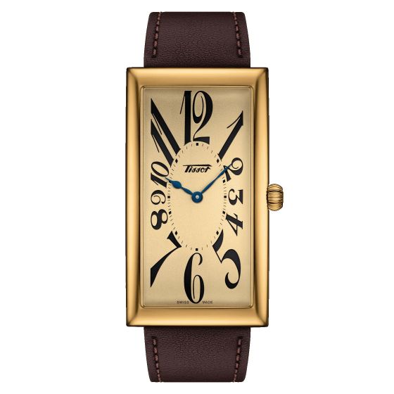Tissot Heritage Banana Centenary Edition (Leather, Brown) Arabic