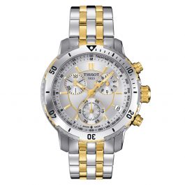 Tissot Prs 200 (Stainless Steel, Grey/Yellow Gold 1N14